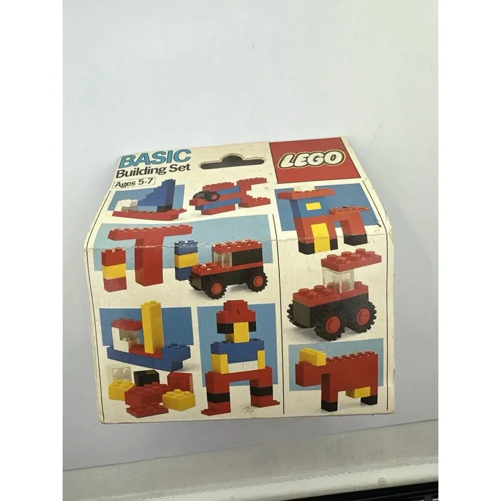 Vintage 1985 LEGO 504 Basic Building Set SEALED Rare Girl Box Art Variation